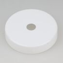 Abschluss-Kaschierung 57x11mm Metall Weiß mit Rand für Lampen und Leuchtenbau