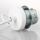 Abschluss-Kaschierung 57x11mm Metall Weiß mit Rand für Lampen und Leuchtenbau