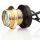 Abschluss-Kaschierung 57x11mm Metall schwarz mit Rand für Lampen und Leuchtenbau