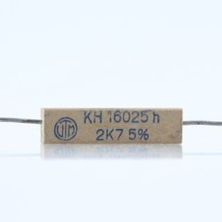2.7k Ohm 5W 5% axial Zementwiderstand