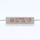 3.3k Ohm 9W 10% axial Zementwiderstand