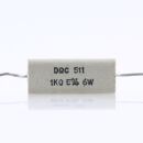 1.0k Ohm 6W 5% axial Zementwiderstand