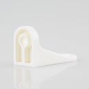 Häfele Rückwandverbinder Rückwandhalter zum Schrauben 46x16mm Kunststoff weiß
