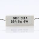 33 Ohm 6W 5% axial Zementwiderstand