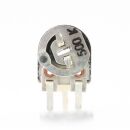 500k Ohm Einstellpotentiometer Trimmer 15mm stehend