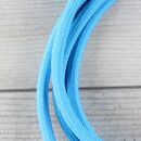 Textilkabel Blau E14 Lampenfassung mit Glattmantel Kunststoff schwarz