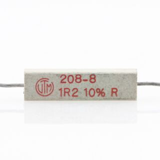 1.2 Ohm 5W 10% axial Zementwiderstand
