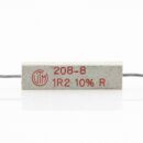 1.2 Ohm 5W 10% axial Zementwiderstand