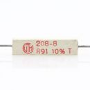 0.91 Ohm 5W 10% axial Zementwiderstand