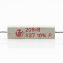 0.27 Ohm 5W 10% axial Zementwiderstand