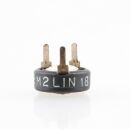 2.2M Ohm Trimmer Potentiometer liegend 5x10x11mm