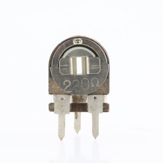 220 Ohm Trimmer Potentiometer stehend 12x9x3mm