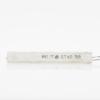 2.7k Ohm 17W radial Zementwiderstand