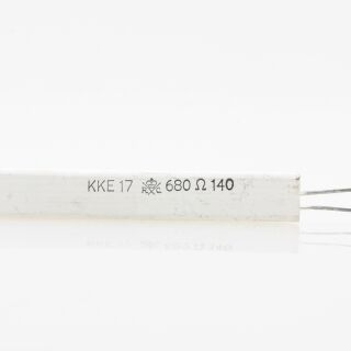 680 Ohm 17W radial Zementwiderstand