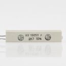 2.7k Ohm 11W radial Zementwiderstand