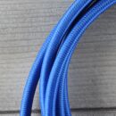 Textilkabel Dunkelblau 3-adrig mit Schutzkontakt-Winkelstecker Anschlussleitung Zuleitung 1-5m