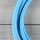 Textilkabel Anschlussleitung Zuleitung 1-5m hellblau mit Euro-Flachstecker