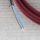 Textilkabel Anschlussleitung Zuleitung 1-5m bordeaux mit Euro-Flachstecker