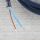 Textilkabel Marineblau 2-adrig mit Euro-Flachstecker Anschlussleitung Zuleitung 1-5 Meter