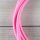 Textilkabel Pink 2-adrig mit Euro-Flachstecker Anschlussleitung Zuleitung 1-5 Meter