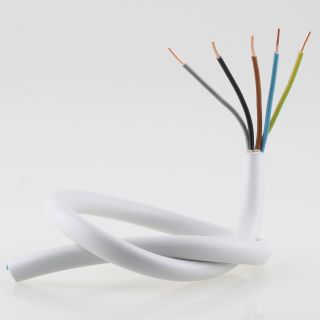 5x1.5mm² NYM-J PVC-Mantelleitung Stromkabel Elektrokabel