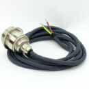 Textilkabel Graphit-Grau mit Vintage E27 Lampenfassung...
