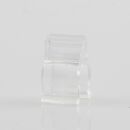 Kabelclip Kabelhalter Seilhalter-Clip für Stahlseile Lampen-Kabel 6.0-7.5mm + Drahtseil 1.0-1.2mm Kunststoff transparent