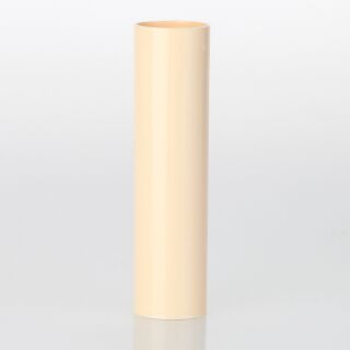 E14 Kerzenhülse Elfenbein glatt 100mm für Kronleuchter