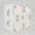 Abzweigdose Verteilerdose 74x74x30mm für Kabel 3-12mm Combi 308 weiß Wiska