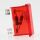 Rafi Einbau Glimmlampe 35x22x10mm rot 220/380V mit Flachstecker