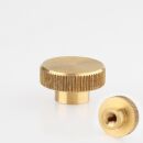M5 Rändelknopf Abschlussknopf Zierknopf 18x10mm...