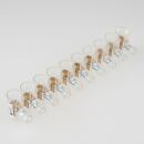 Lüsterklemme 10mm² transparent 10-polig einseitig geschlossen max. 57A/500V von FORBOX