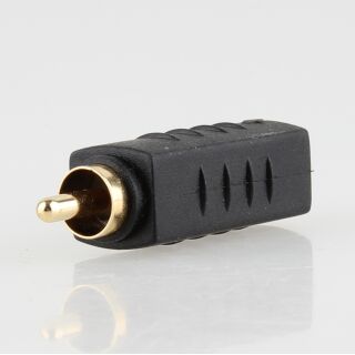 Video Adapter Cinch Stecker auf 4-pol DIN-Kupplung vergoldete Kontakte