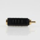 Video Adapter Cinch Stecker auf 4-pol DIN-Kupplung vergoldete Kontakte