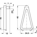 Häfele Bodenträger Bodenhalter Kunststoff beige für Holzböden zum Einstecken für 19mm Fachbodendicke