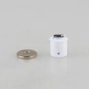 Häfele Magnetverschluss Schnäpper zum Einleimen für 9mm Bohrung Haftkraft 1.8kg weiß
