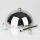 Lampen-Baldachin 120x62mm mit Pendelrohr und Zugentlaster Metall verchromt