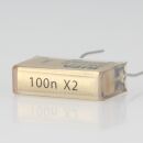 0.1uF 275V MP3 X2 Entstörkondensator 24x14mm Rastermaß 22mm