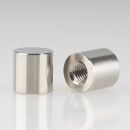 M5 Abschlussknopf Zierknopf 10x10mm zylindrisch Messing...