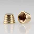 M10x1 Abschlussknopf Zierknopf 14x10mm Messing für...