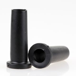 Knickschutz-T&uuml;lle L&auml;nge 30mm Durchgang 6,5mm schwarz mit Haltewulst