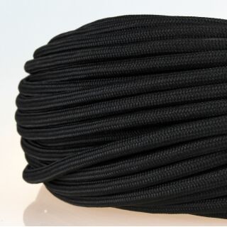 Textilkabel Schwarz 3-adrig 3x0,75mm² Zug-Pendelleitung S03RT-F 3G0,75