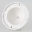 Lampen-Baldachin 117x42mm Porzellan Keramik glasiert mit seitlicher Kabeleinführung