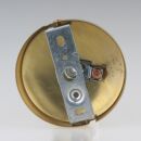1-Loch Lampen-Baldachin 80x31 Metall Messing roh mit Ringnippel 30mm für Kettenaufhängung