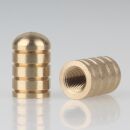 M10x1 Abschlussknopf Zierknopf 15x21mm Messing für Lampen und Leuchtenbau
