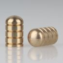M10x1 Abschlussknopf Zierknopf 15x21mm Messing für Lampen und Leuchtenbau