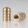 M10x1 Abschlussknopf Zierknopf 15x21mm Messing für Lampen und Leuchtenbau