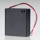 Batteriehalter Akkuhalter für 4x Mignonzelle (AA)...