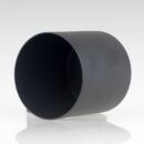 Lampen Deckenbaldachin 62x63mm Zylinderform Metall schwarz mit Stellring für 10 mm Pendelrohr