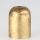 E27 Fassungshülse Zierhülse 43x57 Metall Messing roh mit 10,5mm Mittelloch für Lampenfasssung